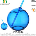 Nouvelle tasse de paille de forme de boule de PS de la conception 22oz (HDP-2014)